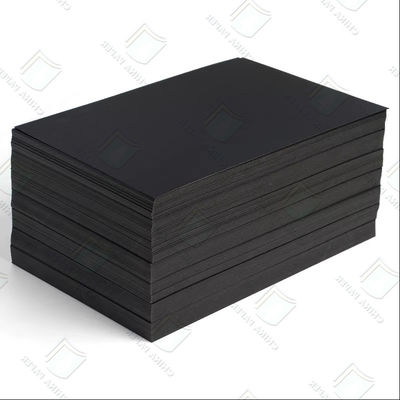 Goede prijs. 100% maagdelijke pulp zwart karton hoge stijfheid 120 gsm-450 gsm aanpasbaar online
